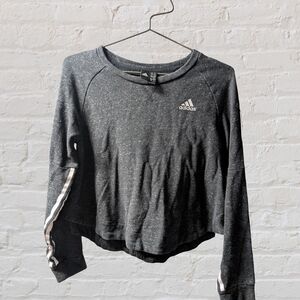 Adidas Gray Long Sleeve Top